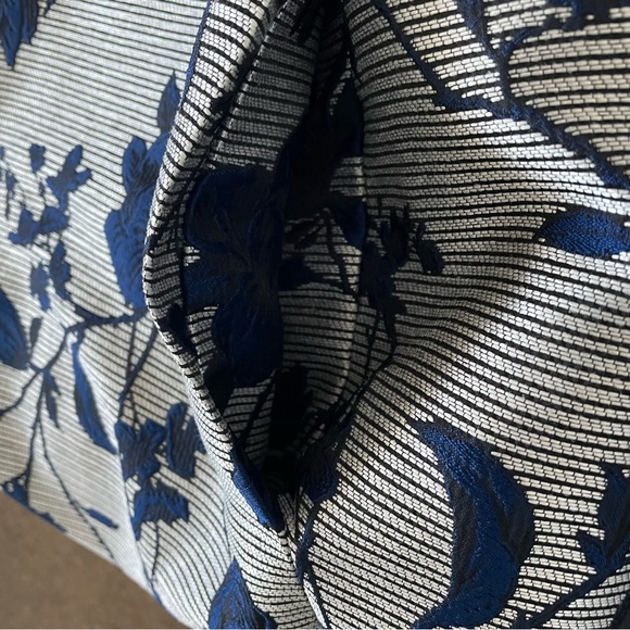 Long Jacquard Jacket | Marigold by Marilyne Baril | Size Sm/Md - Picture 13 of 13